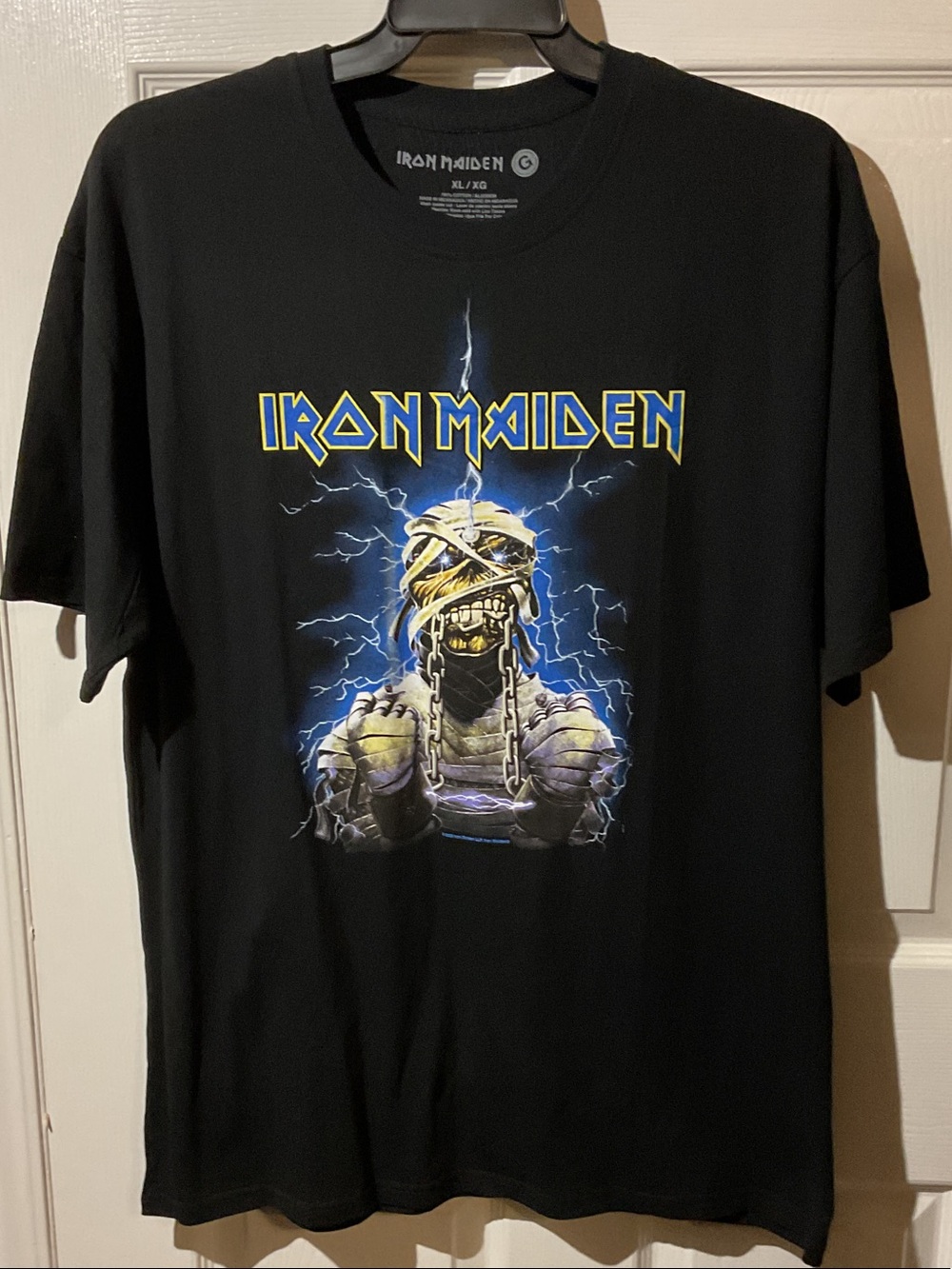 Iron Maiden “Mummy Eddie” Black Short-Sleeve Graphic Tee